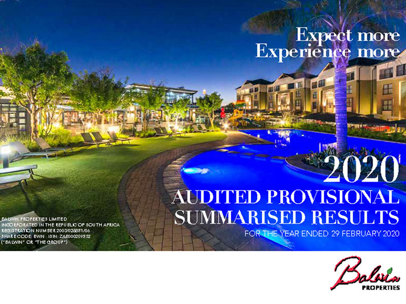 2020 Audited Financial Results 2020 Audited Financial Results