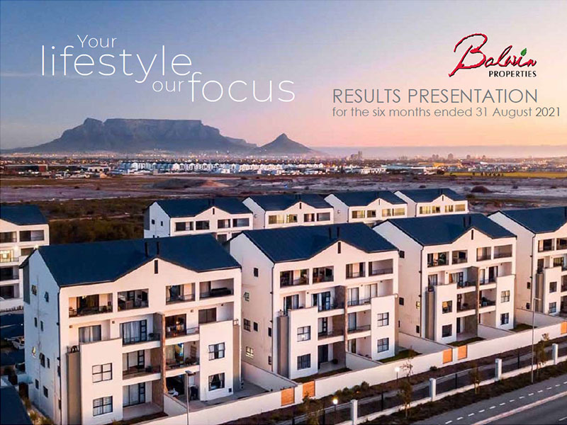 2021 Results Presentation for six months ended August 2021 Results Presentation for six months ended August